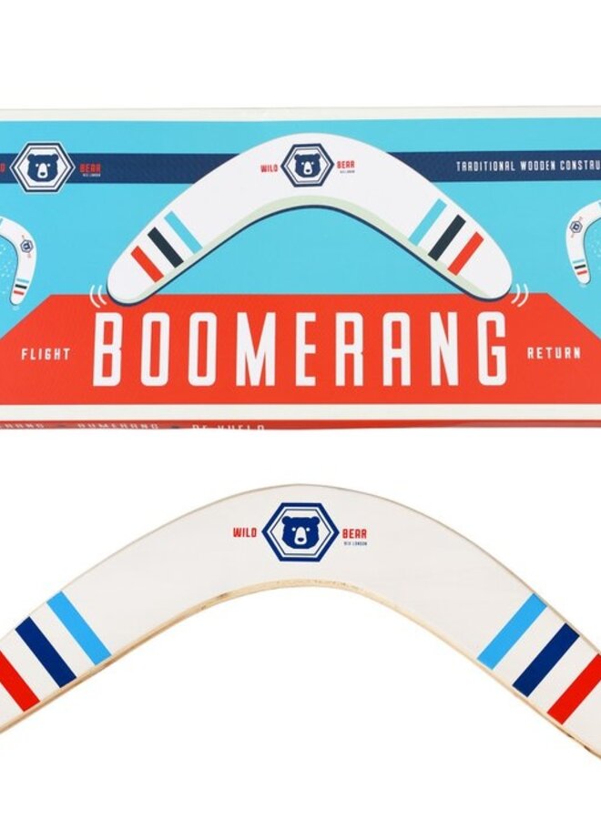 Wooden boomerang - Wild Bear