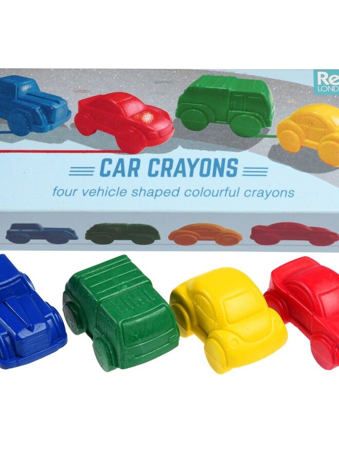 Car crayons (set of 4) - Road Trip