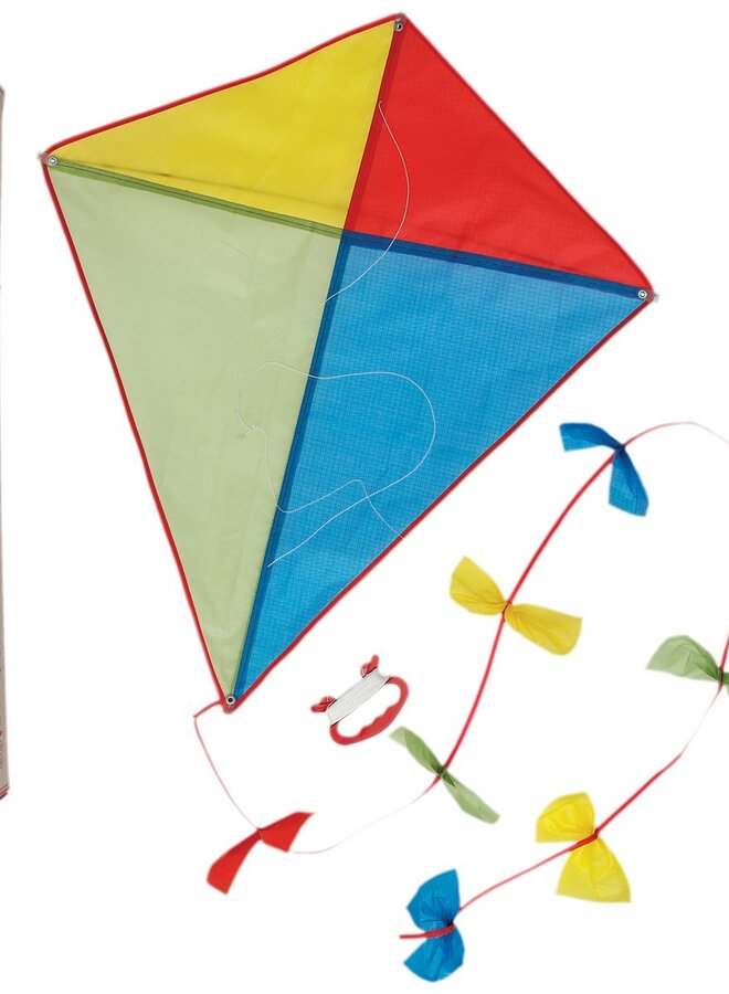 Traditional diamond kite - vlieger
