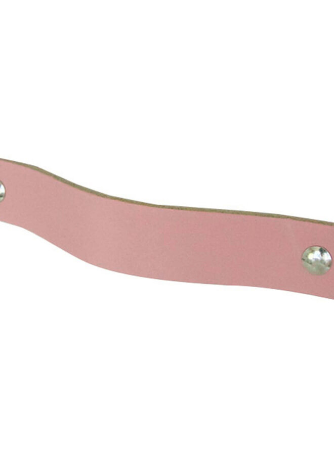 Leren handgrepen (set 2 stuks) (voor op een commode, ladekast, keukenkast etc)