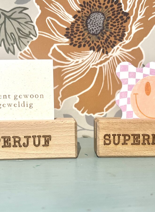 Kaarthouder Superjuf of Supermeester