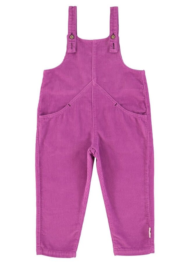 Dungarees - Magenta corduroy