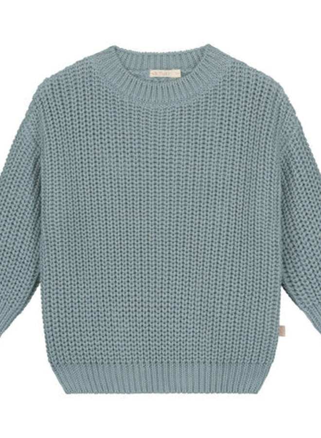 Chunky Knitted Sweater - OCEAN