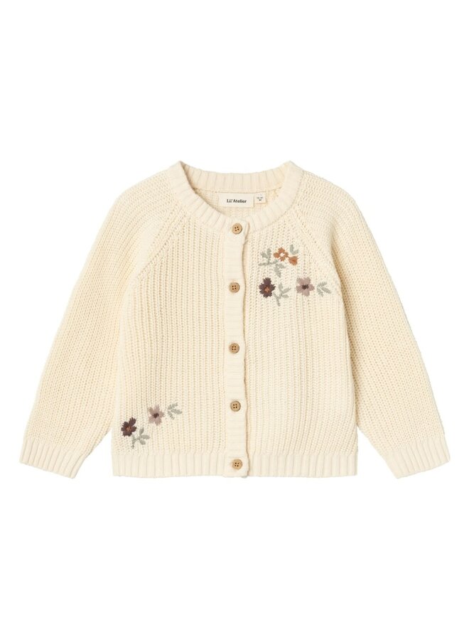 LS KNIT CARD LIL - Birch