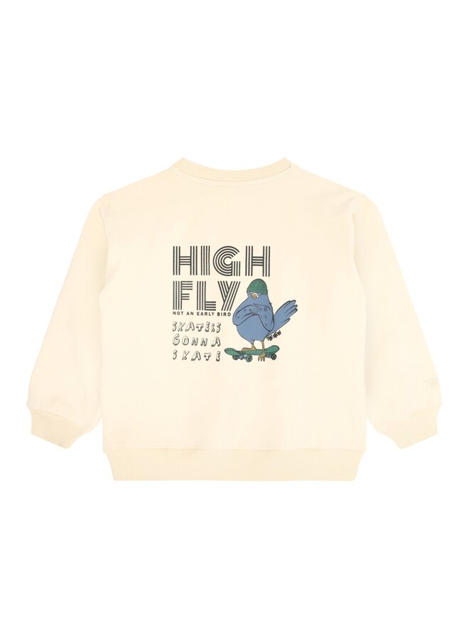 Sweatshirt Not An Early Bird - Angora