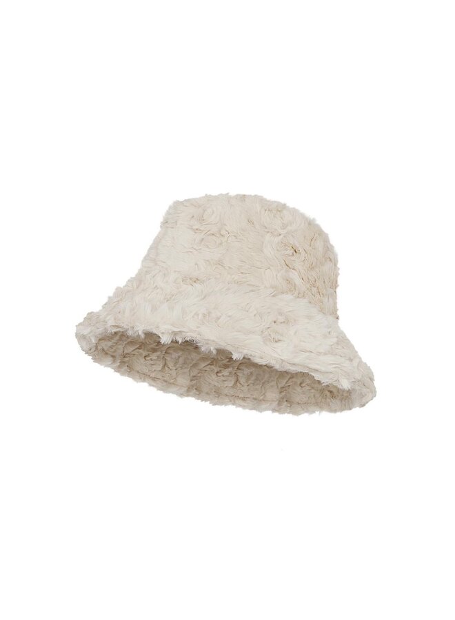 Bucket hat fluffy - Off white