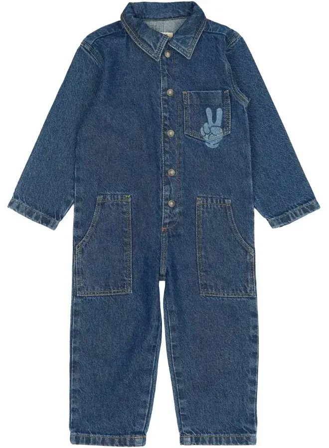 TNSTParker denim boilersuit - Blue Denim