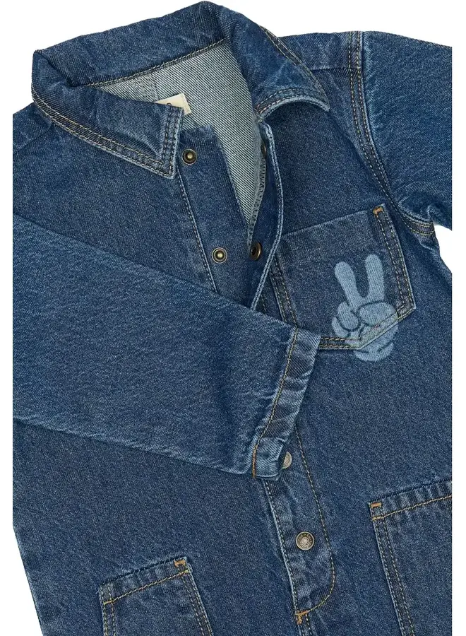 TNSTParker denim boilersuit - Blue Denim