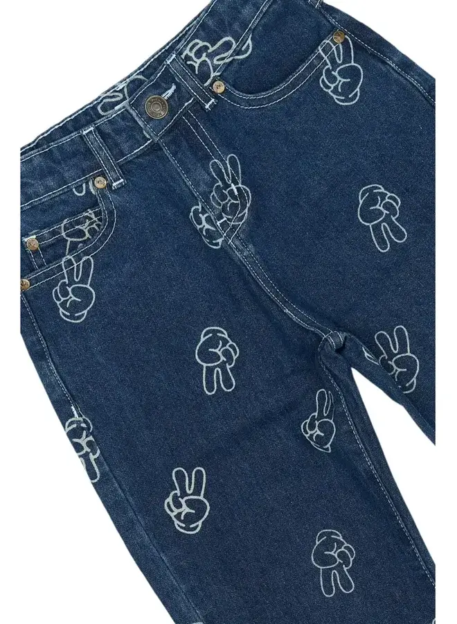 TNPewter  Loose Fit Jeans - MEDIUM BLUE DENIM
