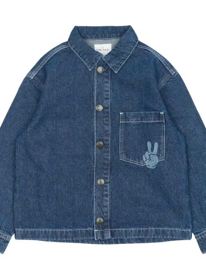TNParks denim overshirt - Blue Denim