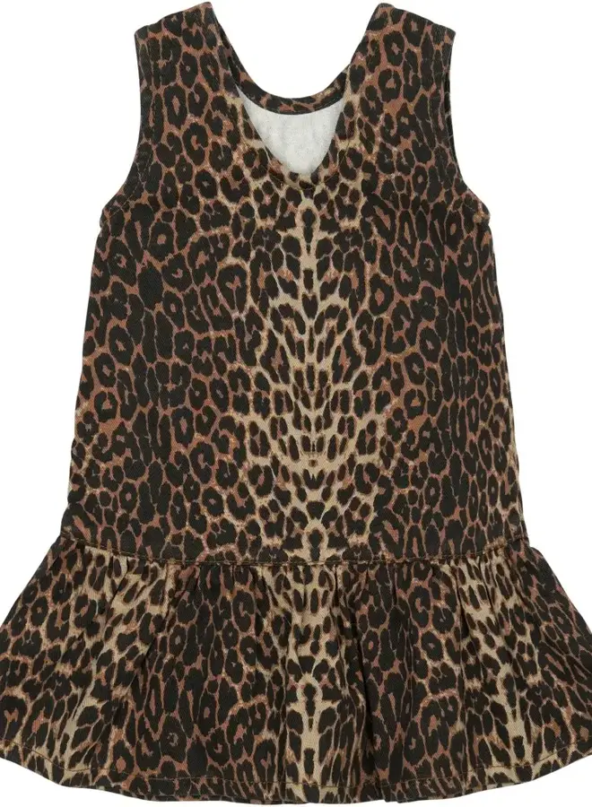 TNSTPaloma denim dress - Leopard