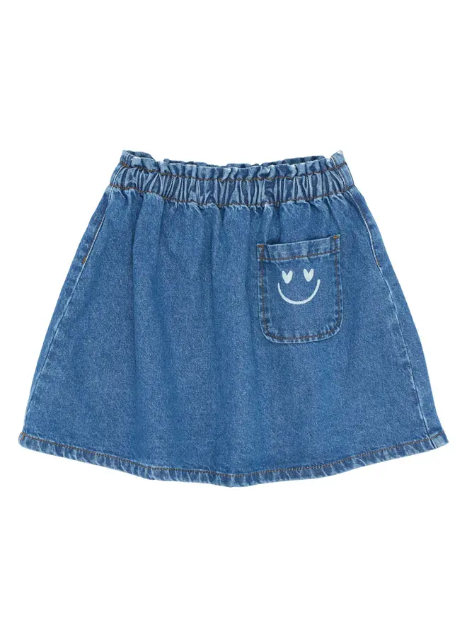 TNPURITY Denim Skirt - MEDIUM BLUE