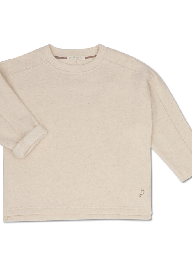 Loose sweater L/S linen blend Essential