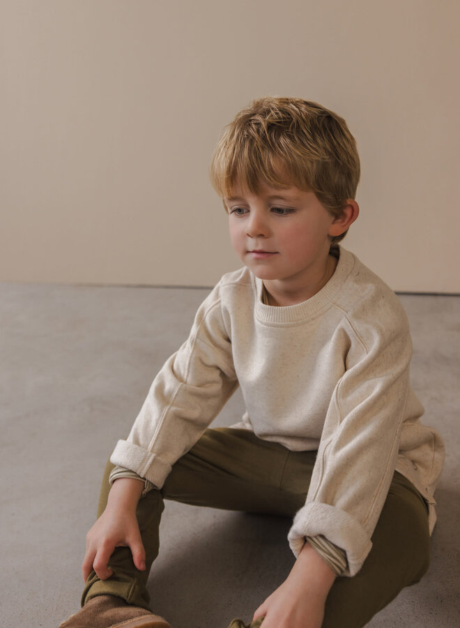 Loose sweater L/S linen blend Essential