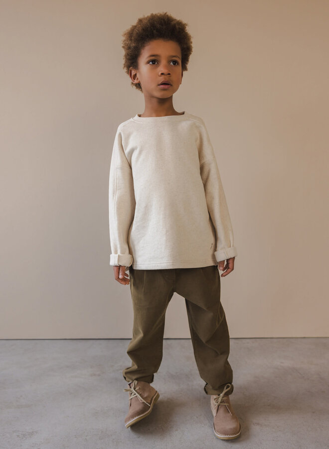 Loose sweater L/S linen blend Essential