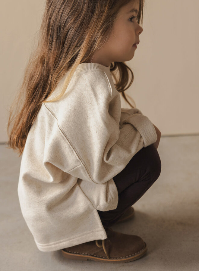 Loose sweater L/S linen blend Essential