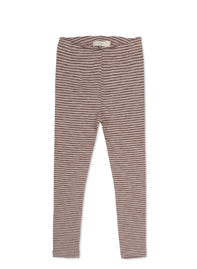 Legging chocolate stripes