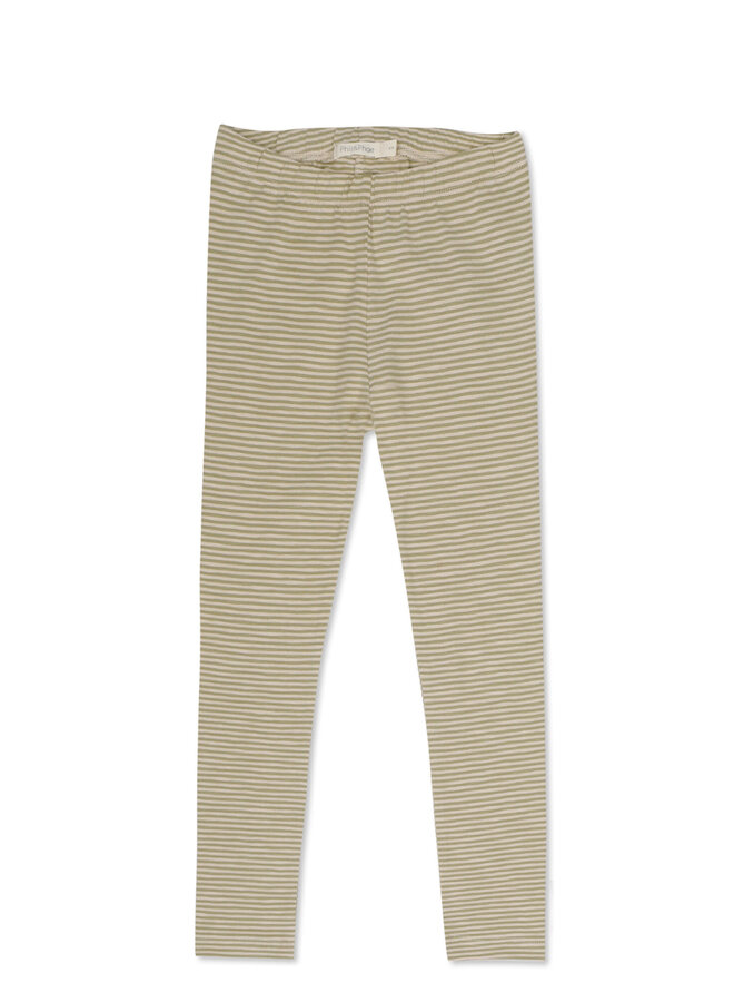 Legging Soft Moss stripes