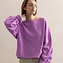 Loose sweat top l/s - Bright Lilac