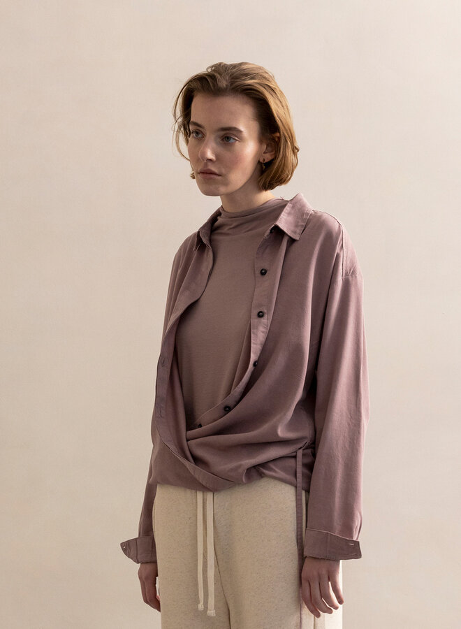 Lyocell woven shirt - Dust