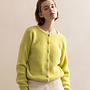 Two-way knit cardigan - Zesty Lime