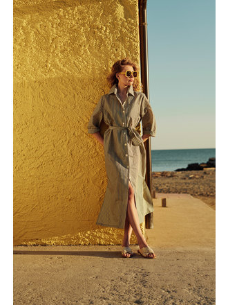 Nathalie Vleeschouwer Zonia striped shirt dress Nathalie Vleeschouwer Zonia striped shirt dress