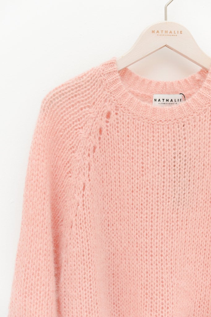 Nathalie Vleeschouwer Marseille pink knit sweater