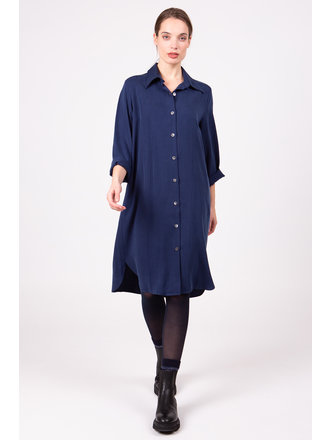 Nathalie Vleeschouwer women Zarifa blue Tencel shirt dress Nathalie Vleeschouwer women Zarifa blue Tencel shirt dress