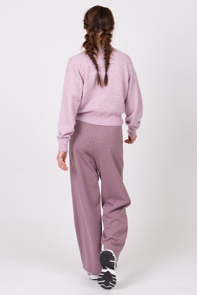 Nathalie Vleeschouwer women San Diego soft lilac knit sweater