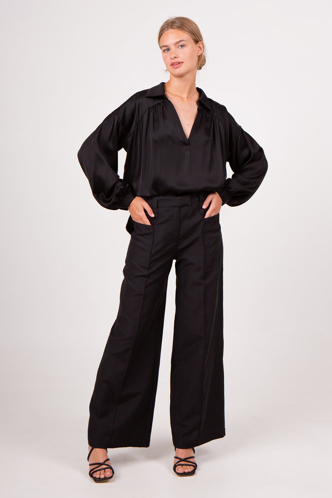Nathalie Vleeschouwer women Bolivar intense black trousers
