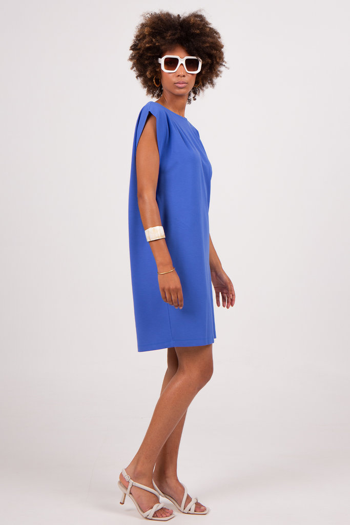 Nathalie Vleeschouwer women Zvenka elektrisch blauwe jurk