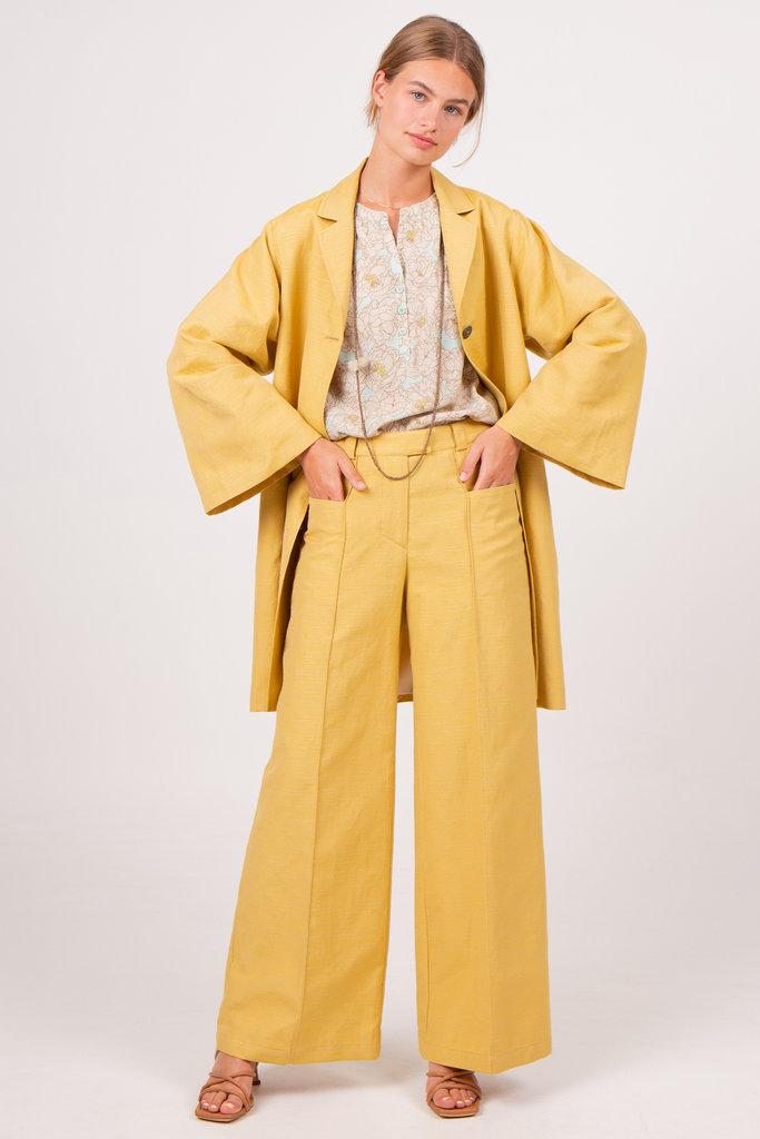 Nathalie Vleeschouwer women Bamba coat in golden glow