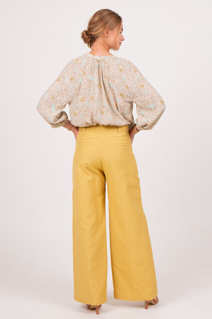 Nathalie Vleeschouwer women Bolivar golden glow trousers