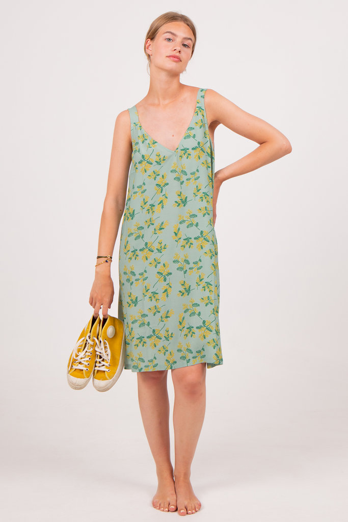 Nathalie Vleeschouwer women Ziggy summer dress with mimosa print