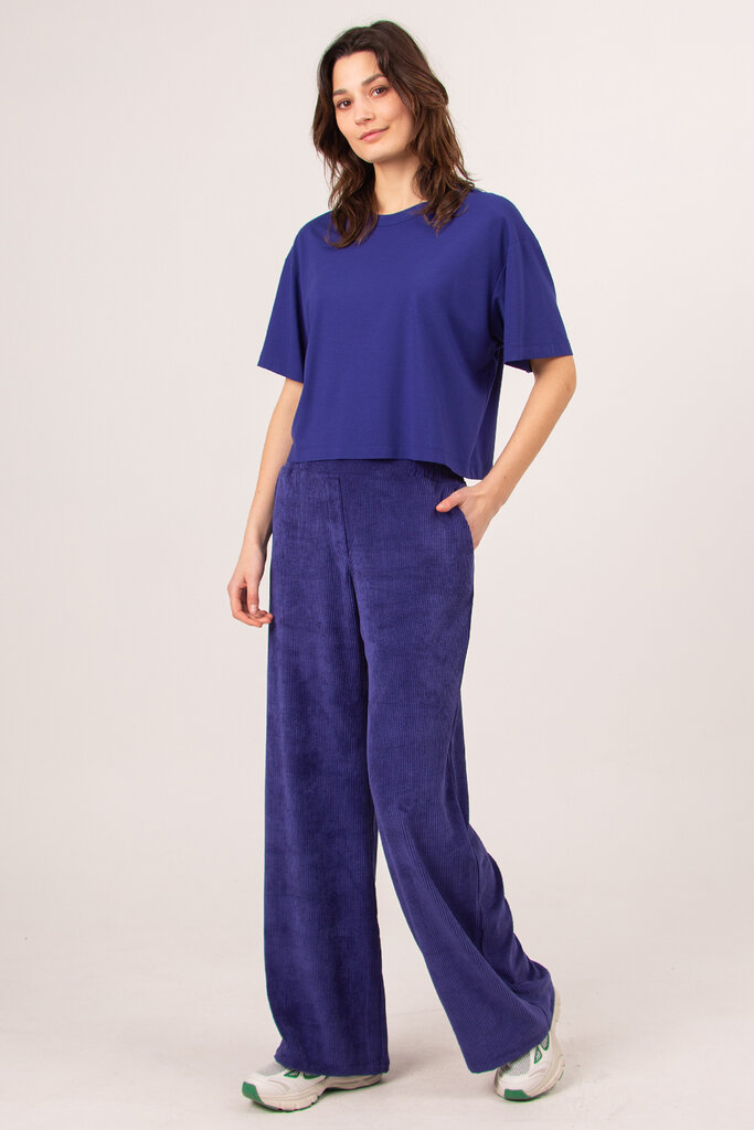 Corneel indigo corduroy trousers - Nathalie Vleeschouwer