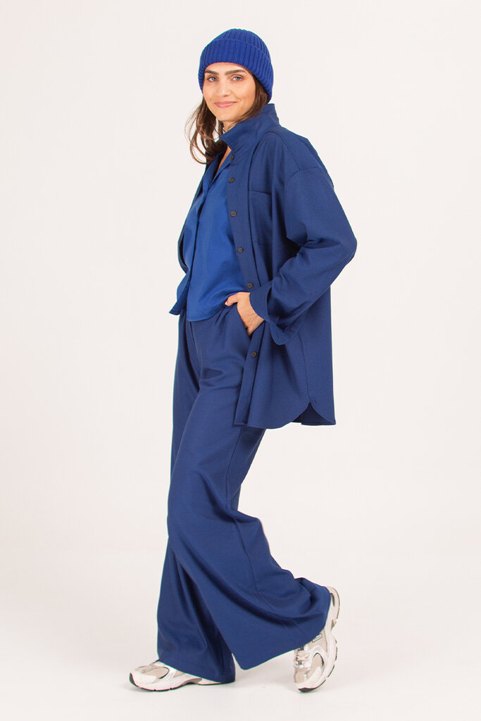 Nathalie Vleeschouwer women Celeste blauw oversized hemd