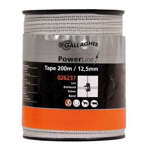 Gallagher PowerLine lint 12,5mm.