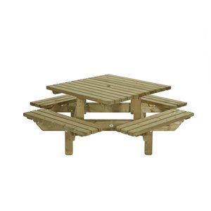 Talen Staphorst Picknicktafel vierkant 195x195