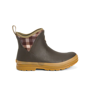 Muckboot Pull On Ankle Brown/Plaid - Dames