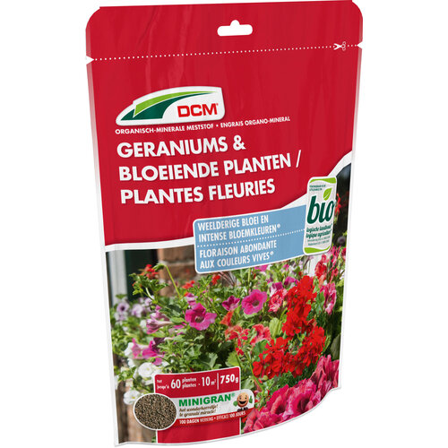 DCM DCM - Meststof Geranium & Bloeiende planten  - Meerdere hoeveelheden