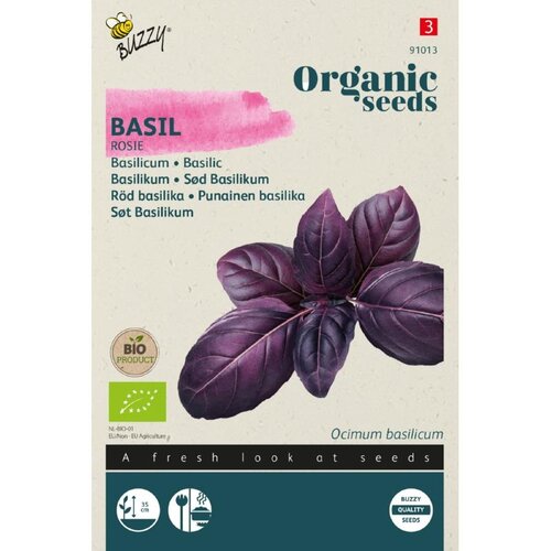 Buzzy Organic Organic Basilicum Rosie (BIO)