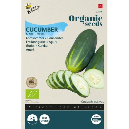 Buzzy Organic Organic Komkommer Marketmore