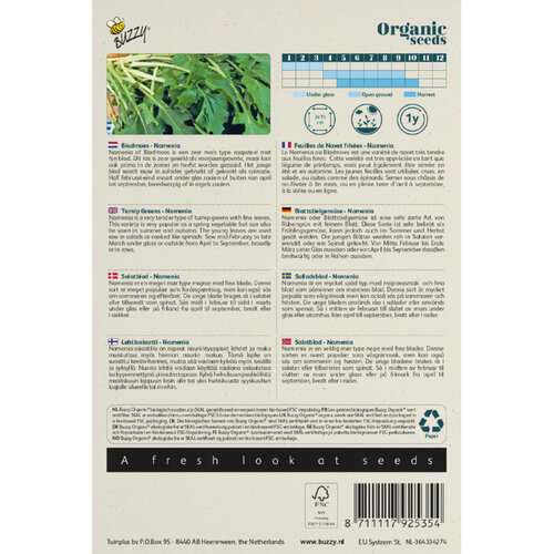 Buzzy Organic Buzzy Organic Bladmoes Namenia (BIO)