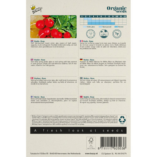 Buzzy Organic Buzzy Organic Radijs Raxe (BIO)