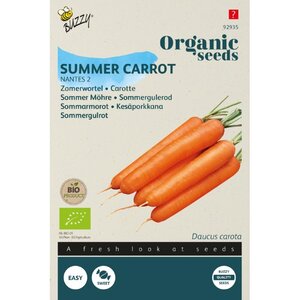 Buzzy Organic Organic Zomerwortelen Nantes 2 (BIO)