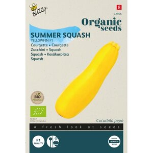 Buzzy Organic Courgette Yellowfin F1 (BIO)