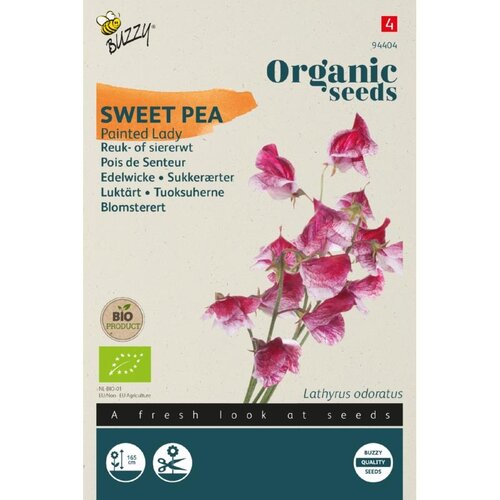 Buzzy Organic Buzzy Organic Lathyrus, Reuk- of siererwt Painted Lady (BIO)