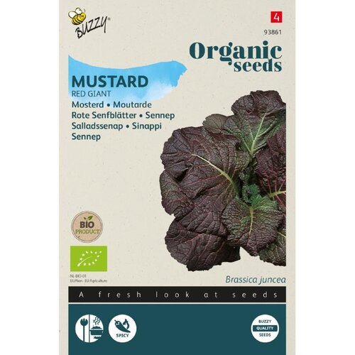Buzzy Organic Organic Mosterd Red Giant (BIO)