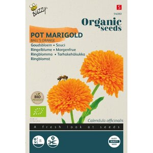 Buzzy Organic Organic Calendula, Goudsbloem Ball's Orange (BIO)