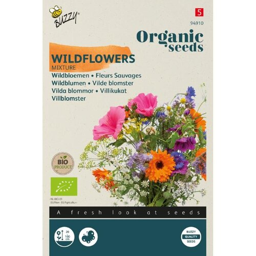 Buzzy Organic Buzzy Organic Wildbloemen mengsel (BIO)